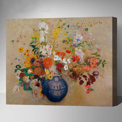 MADE4U [ Odilon Redon Series 1 ] [ 20" ] [ Thicker (1") ] [ Wood Framed ] Paint By Numbers Kit with Brushes and Paints