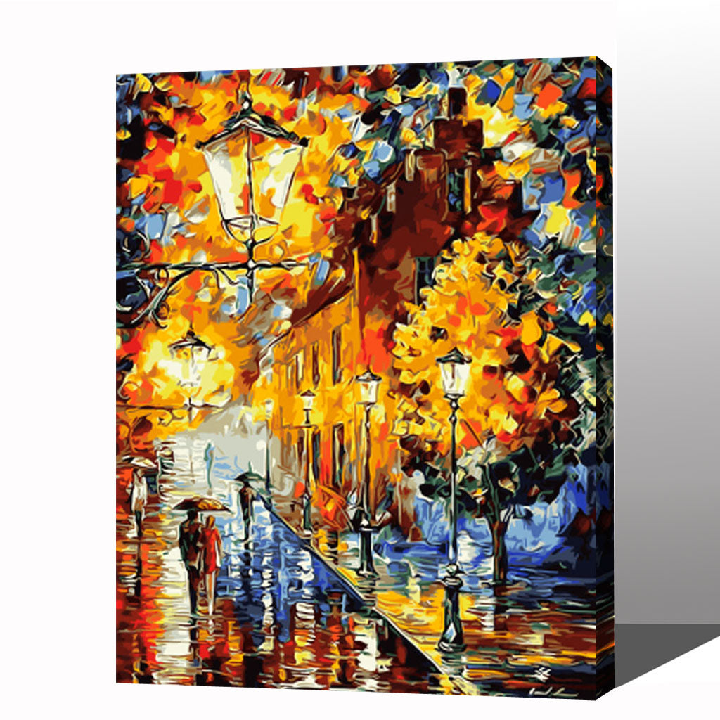 MADE4U [20"] [Wood Framed] Paint By Numbers Kit with Brushes and Paint