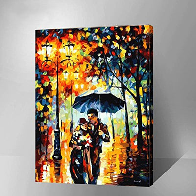 MADE4U [20"] [Thicker (1")] [Wood Framed] Paint By Numbers Kit for Adult (Romantic, YWYZ8116)