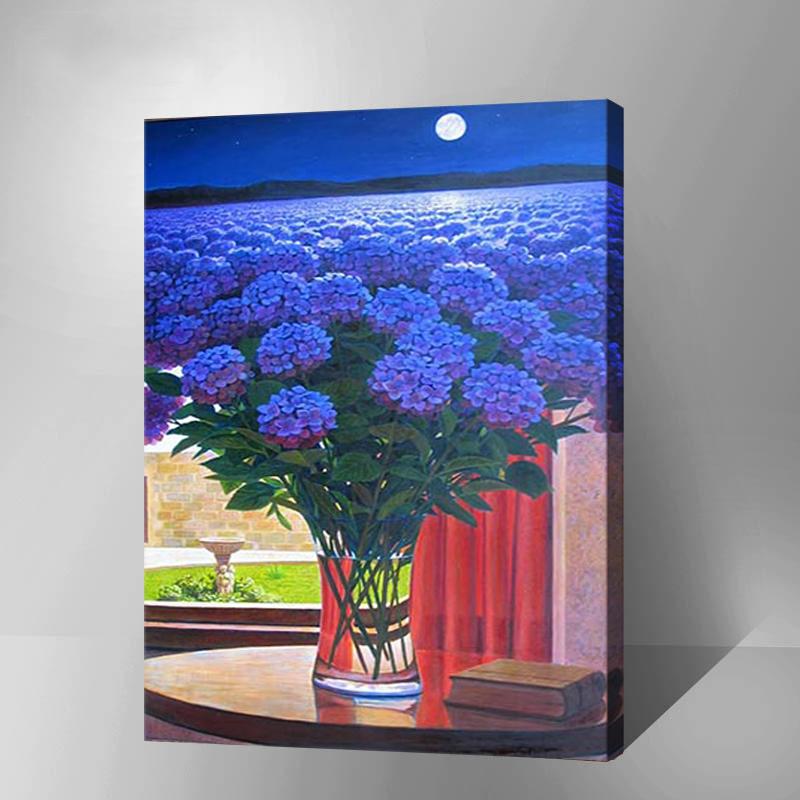 MADE4U [20"] [Wood Framed] Paint By Numbers Kit with Brushes and Paint