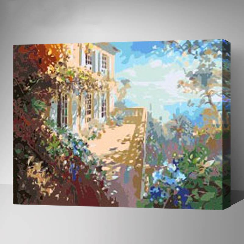 MADE4U [20"] [Wood Framed] Paint By Numbers Kit with Brushes and Paint