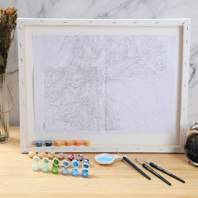 [ CA stock clearance ] Made4u [ 20" ] [ Wood Framed ] Paint By Numbers Kits 5th Generation