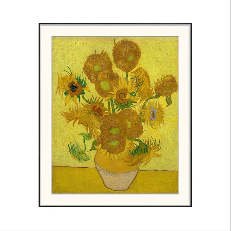 [ Van Gogh ][ Sunflowers ] Museum Class Art Reproduction Painting [ CRUSE 3.82 Giga Resolution Original Piece Scanned and Painted] [ Aluminum Alloy Hand Framed ]