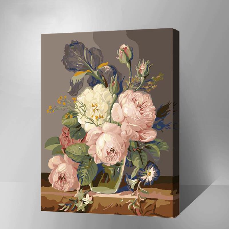 MADE4U [20"] [Wood Framed] Paint By Numbers Kit with Brushes and Paint