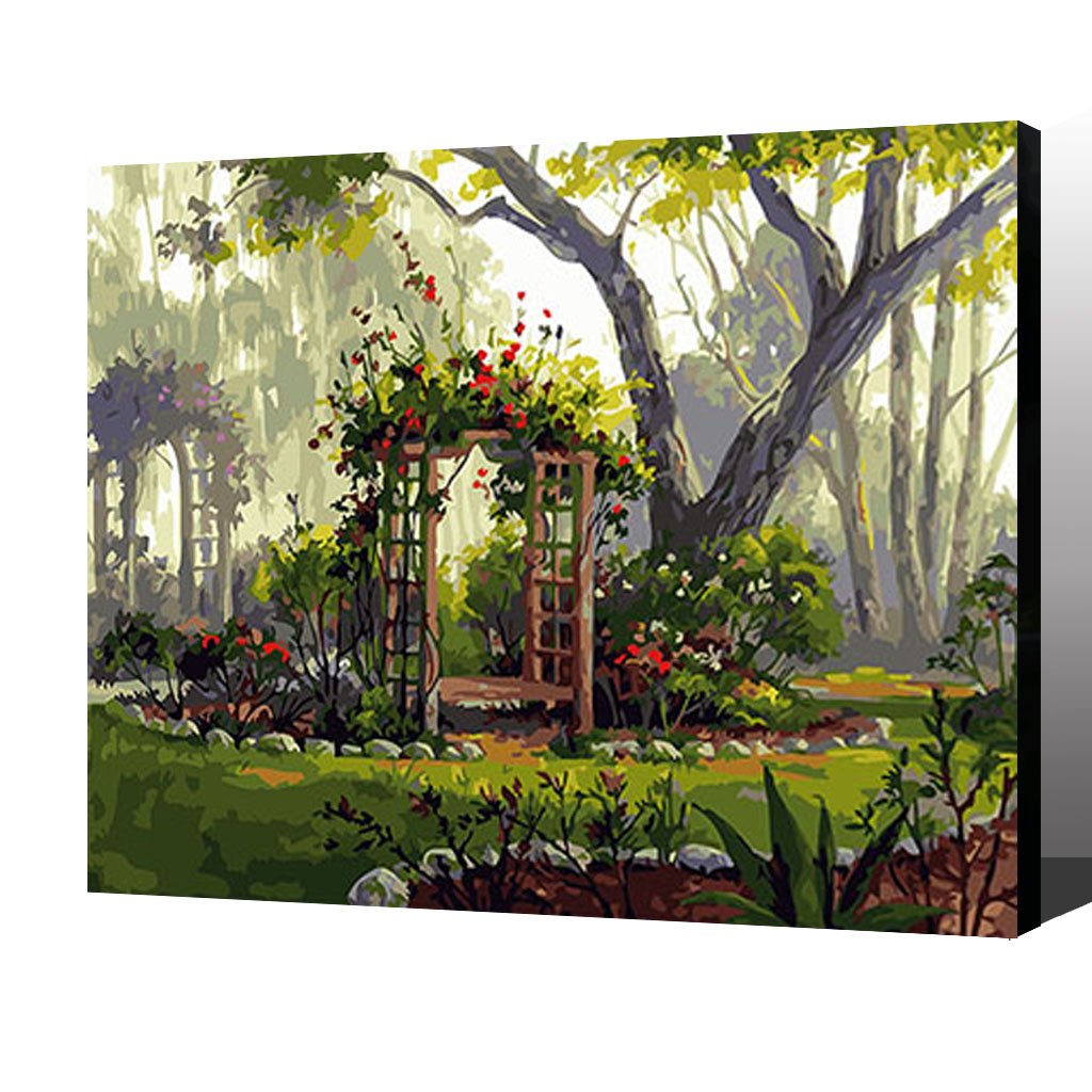 MADE4U [20"] [Wood Framed] Paint By Numbers Kit with Brushes and Paint