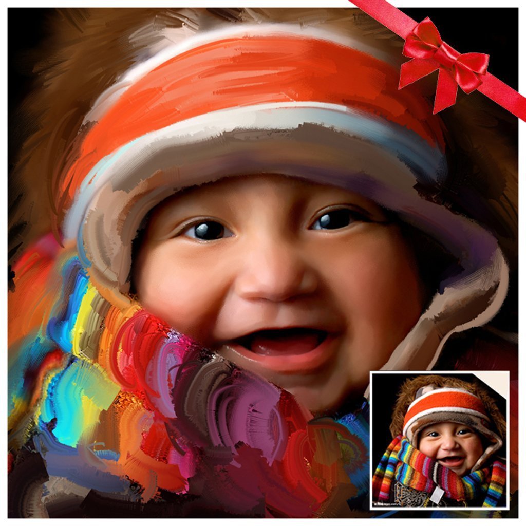 MADE4U [20"] [Wood Framed] Paint By Numbers Kit with Brushes and Paint