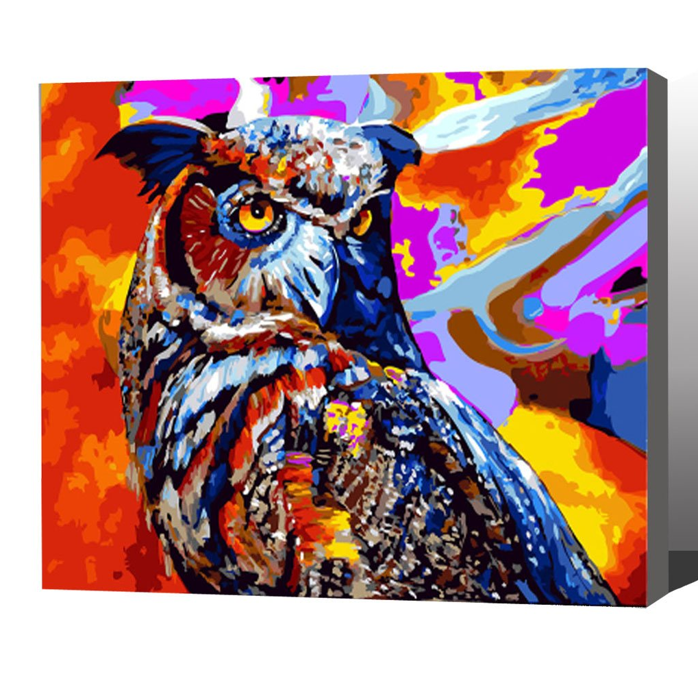 MADE4U [20"] [Wood Framed] Paint By Numbers Kit with Brushes and Paint