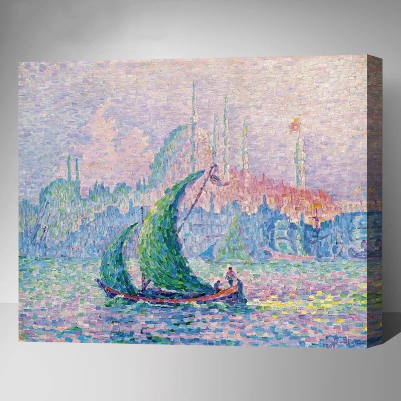 MADE4U [ Neo-impressionism Series ] [ 20" ] [ Thicker (1") ] [ Wood Framed ] Paint By Numbers Kit with Brushes and Paints ( Pointillism XYXPI4102 )