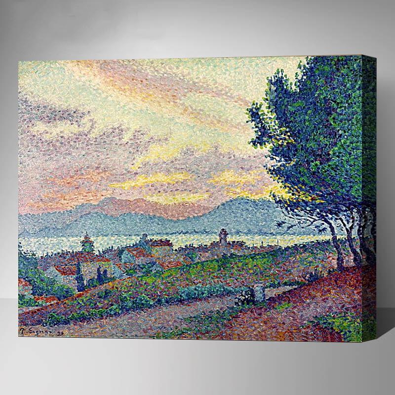 MADE4U [ Neo-impressionism Series ] [ 20" ] [ Thicker (1") ] [ Wood Framed ] Paint By Numbers Kit with Brushes and Paints ( Pointillism XYXPI4109 )