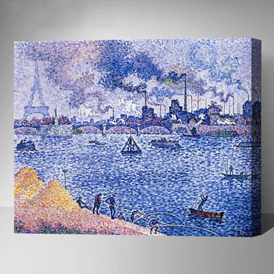 MADE4U [ Neo-impressionism Series ] [ 20" ] [ Thicker (1") ] [ Wood Framed ] Paint By Numbers Kit with Brushes and Paints ( Pointillism XYXPI4114 )