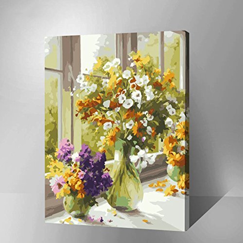 Made4u [ 20" ] [ Wood Framed ] Paint By Numbers Kit for Adult (Blooming of Spirit HHGZG377)