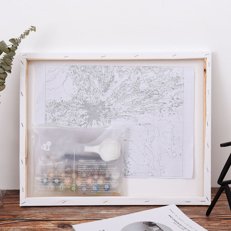 [ US stock clearance ] Made4u [ 16" ] [ Wood Framed ] Paint By Numbers Kits