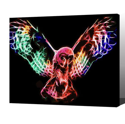MADE4U [ Colorful Series ] [ 20" ] [ Wood Framed ] Paint By Numbers Kit with Brushes and Paints