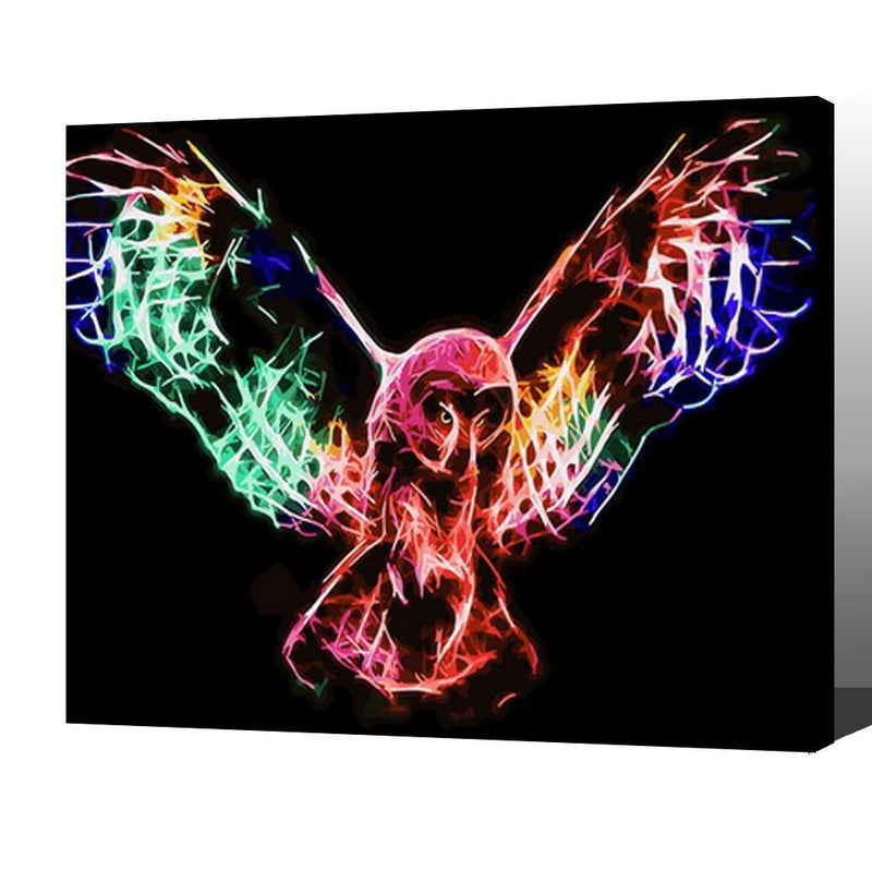MADE4U [ Colorful Series ] [ 20" ] [ Wood Framed ] Paint By Numbers Kit with Brushes and Paints