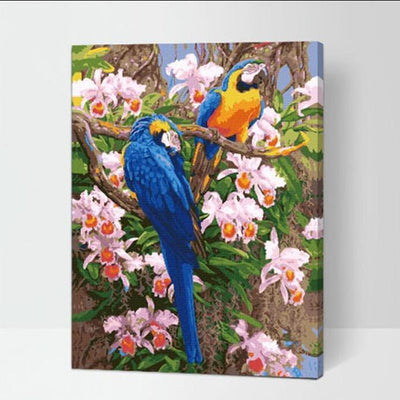 MADE4U [ 20" ] [ Animals Series ] [ Wood Framed ] Paint By Numbers Kit with Brushes and Paints