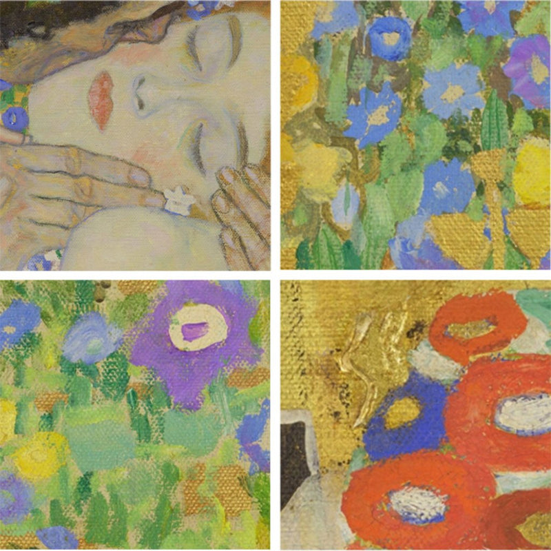 [ Gustav Klimt ][ The Kiss ] Museum Class Art Reproduction Painting [ CRUSE 3.82 Giga Resolution Original Piece Scanned and Painted] [ Aluminum Alloy Hand Framed ]
