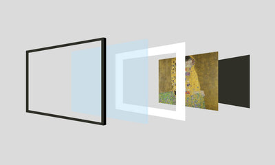 [ Gustav Klimt ][ The Kiss ] Museum Class Art Reproduction Painting [ CRUSE 3.82 Giga Resolution Original Piece Scanned and Painted] [ Aluminum Alloy Hand Framed ]