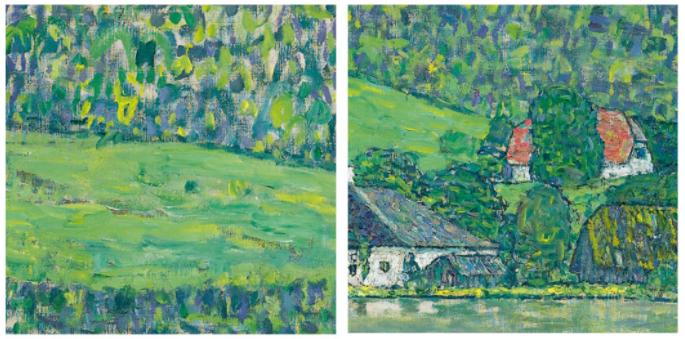 [ Gustav Klimt ][ Unterach am Attersee ] Museum Class Art Reproduction Painting [ CRUSE 3.82 Giga Resolution Original Piece Scanned and Painted] [ Aluminum Alloy Hand Framed ]