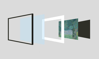 [ Gustav Klimt ][ Farmhouse in Upper Austria ] Museum Class Art Reproduction Painting [ CRUSE 3.82 Giga Resolution Original Piece Scanned and Painted] [ Aluminum Alloy Hand Framed ]