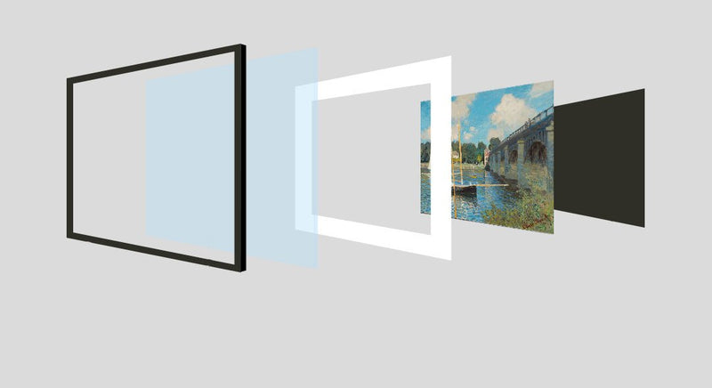 [ Claude Monet ][ Argenteuil ] Museum Class Art Reproduction Painting [ CRUSE 3.82 Giga Resolution Original Piece Scanned and Painted] [ Aluminum Alloy Hand Framed ]