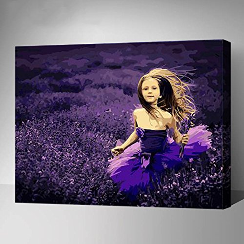 MADE4U [ 20" ] [ Wood Framed ] Paint By Numbers Kit for Adult ( Girl-B G373 )