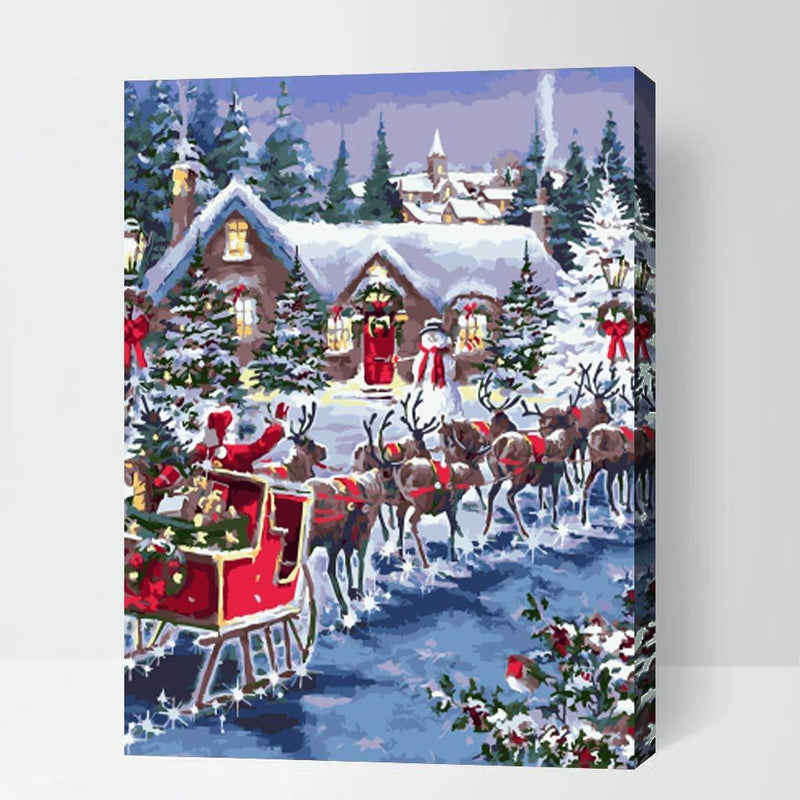 [ CA stock clearance ] Made4u [ 20" ] [ Wood Framed ] Paint By Numbers Kits