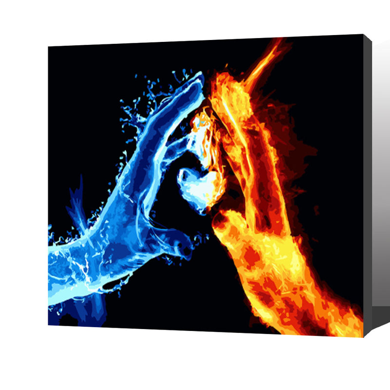 MADE4U [ Colorful Series ] [ 20" ] [ Wood Framed ] Paint By Numbers Kit with Brushes and Paints