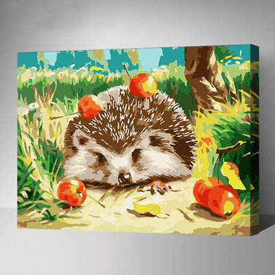 MADE4U [ Animals Series 2 ] [ 20" ] [ Thicker (1") ] [ Wood Framed ] Paint By Numbers Kit with Brushes and Paints ( YWYZ8195 )
