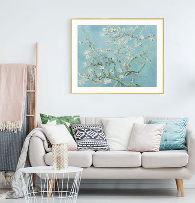 [ Van Gogh ][ Almond Blossom ] Museum Class Art Reproduction Painting [ CRUSE 3.82 Giga Resolution Original Piece Scanned and Painted] [ Aluminum Alloy Hand Framed ]