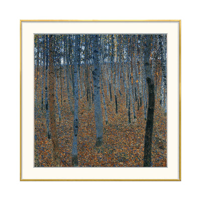 [ Gustav Klimt ][ Buchen Hain ] Museum Class Art Reproduction Painting [ CRUSE 3.82 Giga Resolution Original Piece Scanned and Painted] [ Aluminum Alloy Hand Framed ]