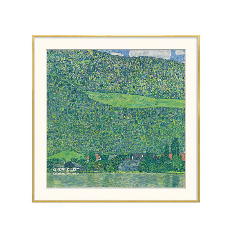 [ Gustav Klimt ][ Unterach am Attersee ] Museum Class Art Reproduction Painting [ CRUSE 3.82 Giga Resolution Original Piece Scanned and Painted] [ Aluminum Alloy Hand Framed ]