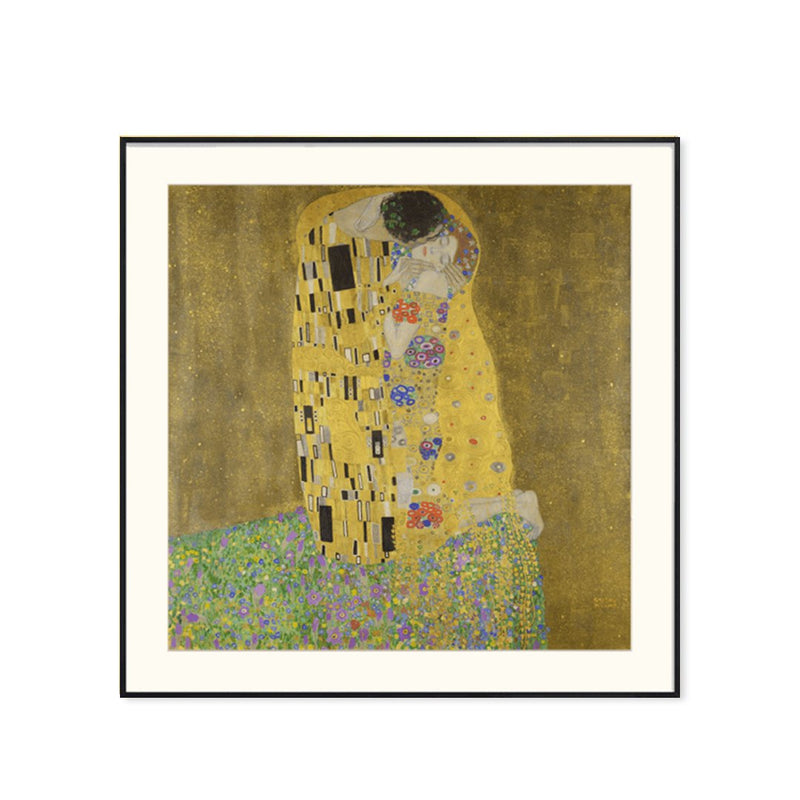 [ Gustav Klimt ][ The Kiss ] Museum Class Art Reproduction Painting [ CRUSE 3.82 Giga Resolution Original Piece Scanned and Painted] [ Aluminum Alloy Hand Framed ]