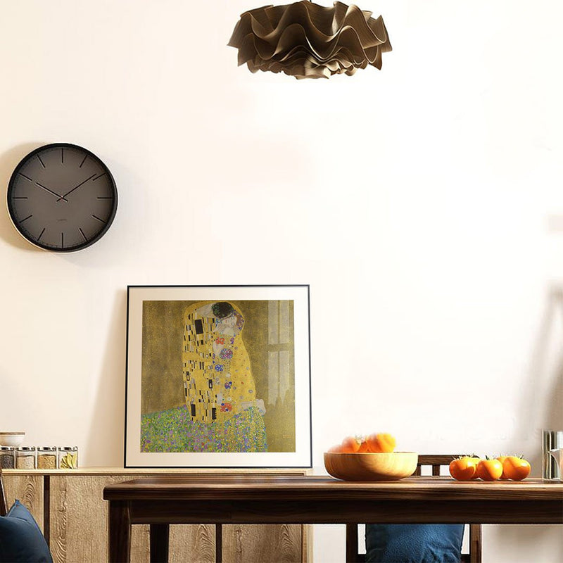 [ Gustav Klimt ][ The Kiss ] Museum Class Art Reproduction Painting [ CRUSE 3.82 Giga Resolution Original Piece Scanned and Painted] [ Aluminum Alloy Hand Framed ]