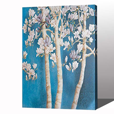 MADE4U [ Gradens Series ] [ 20" ] [ Wood Framed ] Paint By Numbers Kit with Brushes and Paints (Flowers G257)