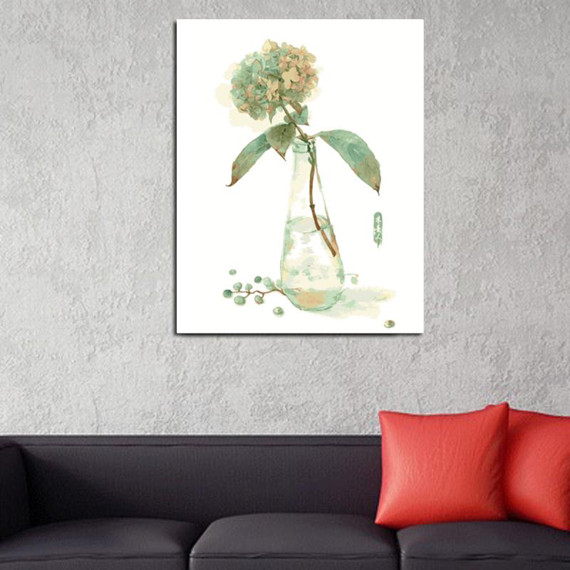 MADE4U [ Plant Flowers Series ] [ 20" ] [ Wood Framed ] Paint By Numbers Kit with Brushes and Paints ( Flowers HHGZG495 )