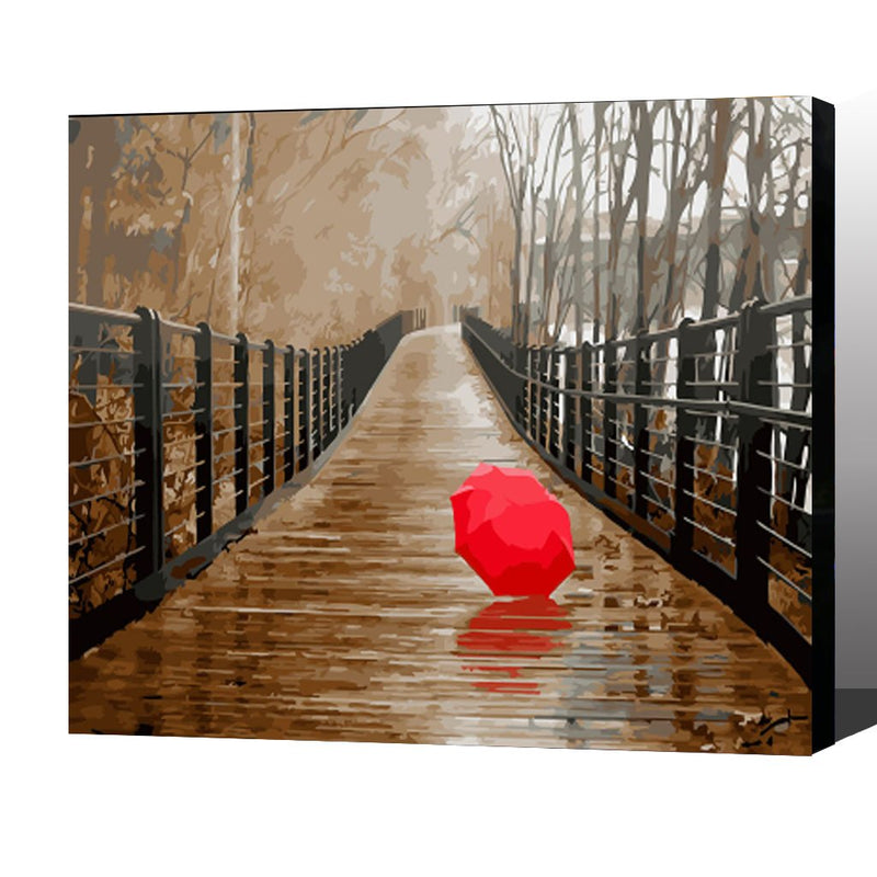 MADE4U [ Scenery Series ] [ 20" ] [ Wood Framed ] Paint By Numbers Kit with Brushes and Paints ( Scenery HHGZGX22096 )