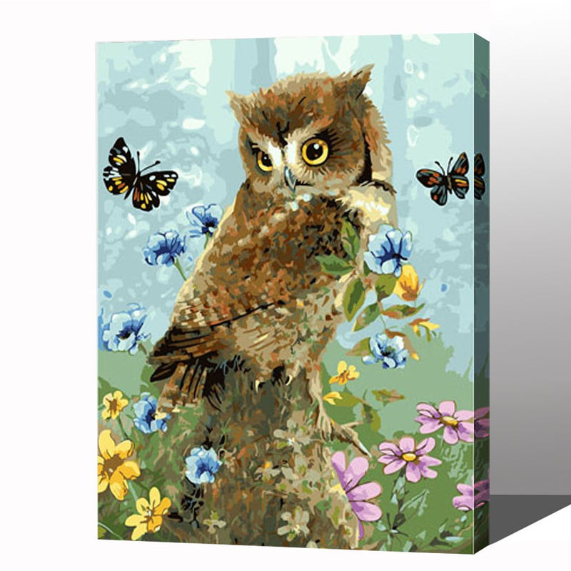 MADE4U [ Animal 7 Series ] [ 20" ] [ Wood Framed ] Paint By Numbers Kit with Brushes and Paints ( Animal HHGZGX23475 )