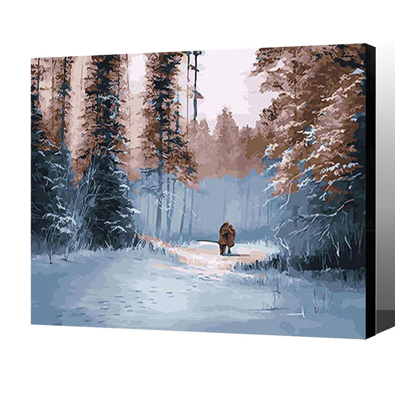 MADE4U [ Scenery Series ] [ 20" ] [ Wood Framed ] Paint By Numbers Kit with Brushes and Paints ( Scenery HHGZGX25320 )