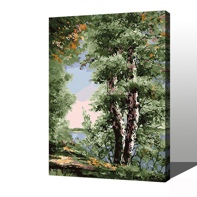 MADE4U [ Scenery Series ] [ 20" ] [ Wood Framed ] Paint By Numbers Kit with Brushes and Paints ( Scenery HHGZGX25395 )