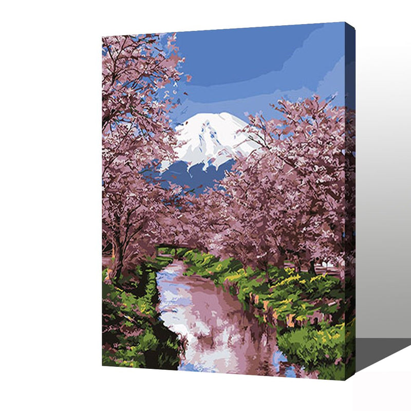 MADE4U [ Scenery Series ] [ 20" ] [ Wood Framed ] Paint By Numbers Kit with Brushes and Paints ( Scenery HHGZGX25576 )