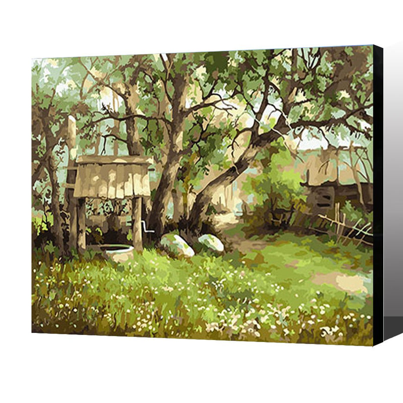 MADE4U [ Scenery Series ] [ 20" ] [ Wood Framed ] Paint By Numbers Kit with Brushes and Paints ( Scenery HHGZGX26088 )