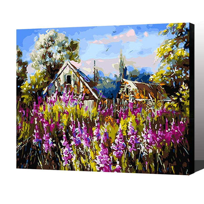MADE4U [ Scenery Series ] [ 20" ] [ Wood Framed ] Paint By Numbers Kit with Brushes and Paints ( Scenery HHGZGX26093 )