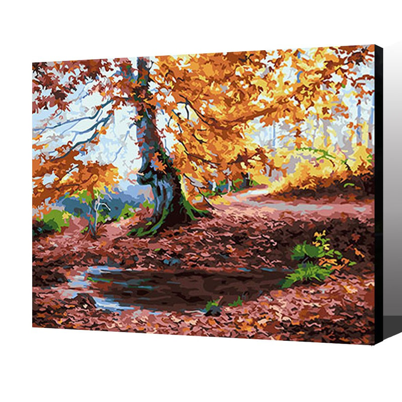 MADE4U [ Scenery Series ] [ 20" ] [ Wood Framed ] Paint By Numbers Kit with Brushes and Paints ( Scenery HHGZGX26218 )