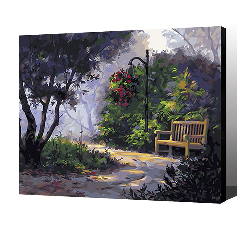 MADE4U [ Scenery Series ] [ 20" ] [ Wood Framed ] Paint By Numbers Kit with Brushes and Paints ( Scenery HHGZGX26227 )