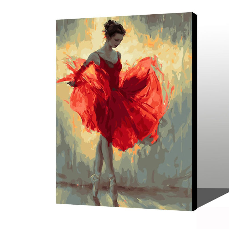 MADE4U [ Figure 3 Series ] [ 20" ] [ Wood Framed ] Paint By Numbers Kit with Brushes and Paints ( Figure HHGZGX27269 )