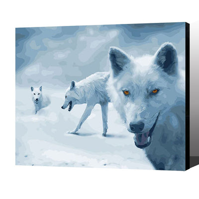 MADE4U [ Animal 7 Series ] [ 20" ] [ Wood Framed ] Paint By Numbers Kit with Brushes and Paints ( Animal HHGZGX28798 )