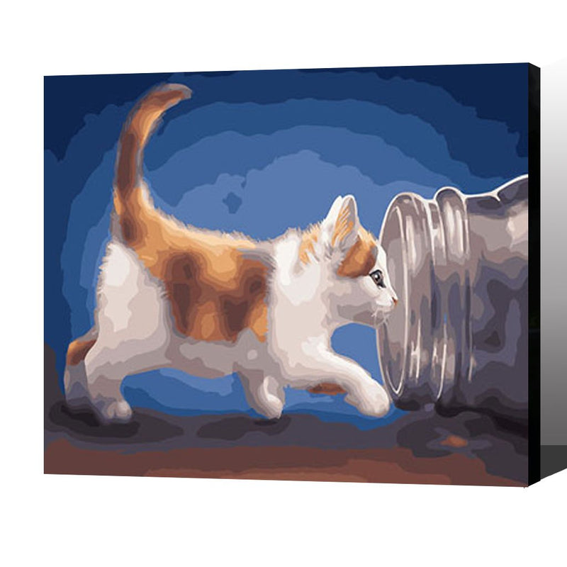 MADE4U [ Animal 7 Series ] [ 20" ] [ Wood Framed ] Paint By Numbers Kit with Brushes and Paints ( Animal HHGZGX28827 )