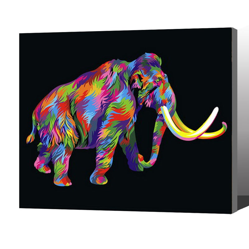 MADE4U [ Symphony Series ] [ 20" ] [ Thicker (1") ] [ Wood Framed ] Paint by Numbers Kit with Brushes and Paints ( Mammoth HHGZGX29959 )