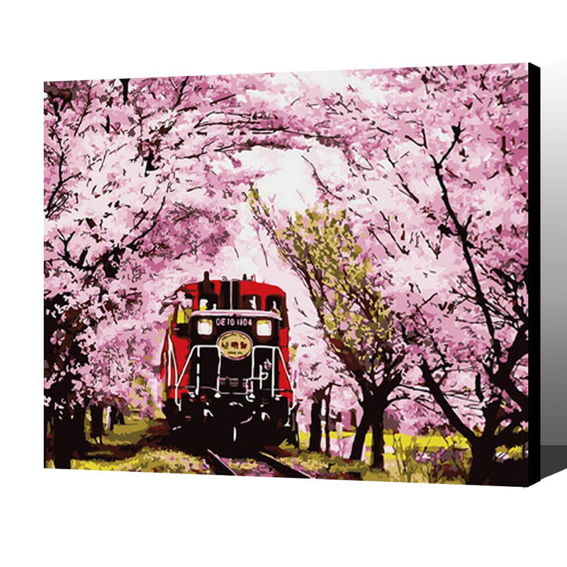 MADE4U [ Scenery 3 Series ] [ 20" ] [ Wood Framed ] Paint By Numbers Kit with Brushes and Paints ( Scenery HHGZGX30098 )