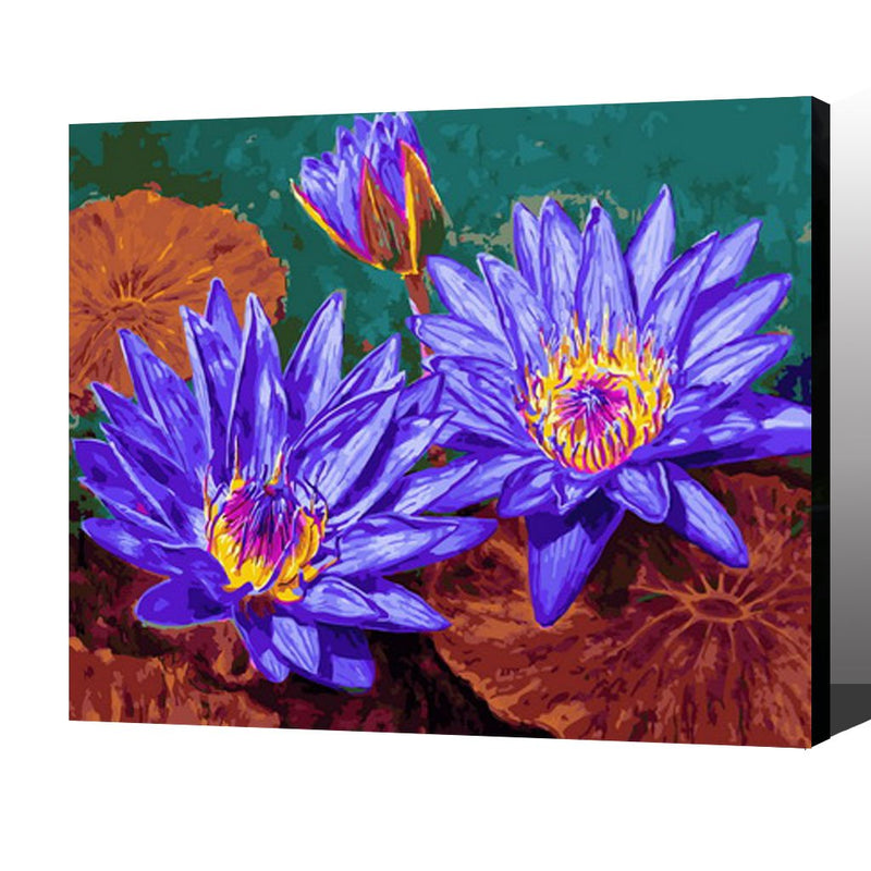 MADE4U [ Flowers Series ] [ 20" ] [ Wood Framed ] Paint By Numbers Kit with Brushes and Paints ( Flowers HHGZGX30602 )